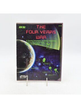 FASA Star Trek The Four Years War RPG Supplement Book 2218A Vintage